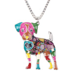 Jack Russel Dog Pendant Necklace